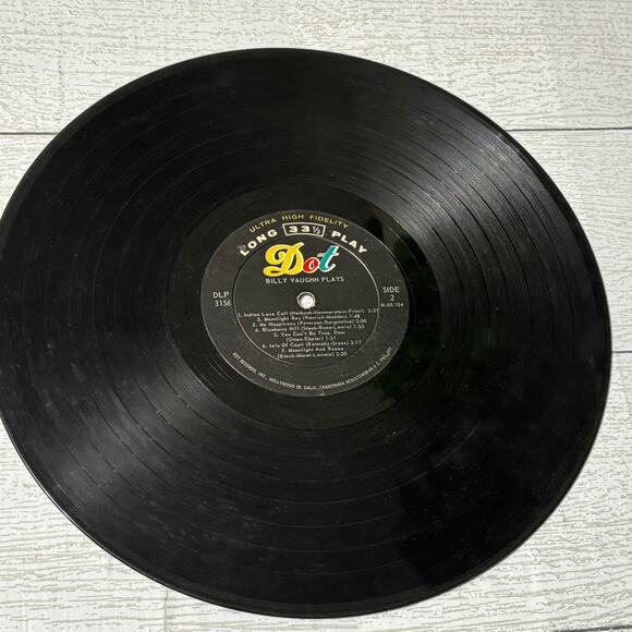 Vintage 1958  Billy Vaughn Plays Vinyl Album - Picture 11 of 13